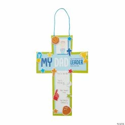 Best Sale 🛒 Religious Father’s Day Cross Sign Craft Kit - Makes 12 🛒