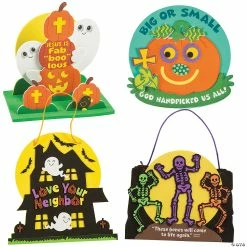 Wholesale 😍 Religious 💀 Halloween Craft Assortment - 48 Pc. 🔔