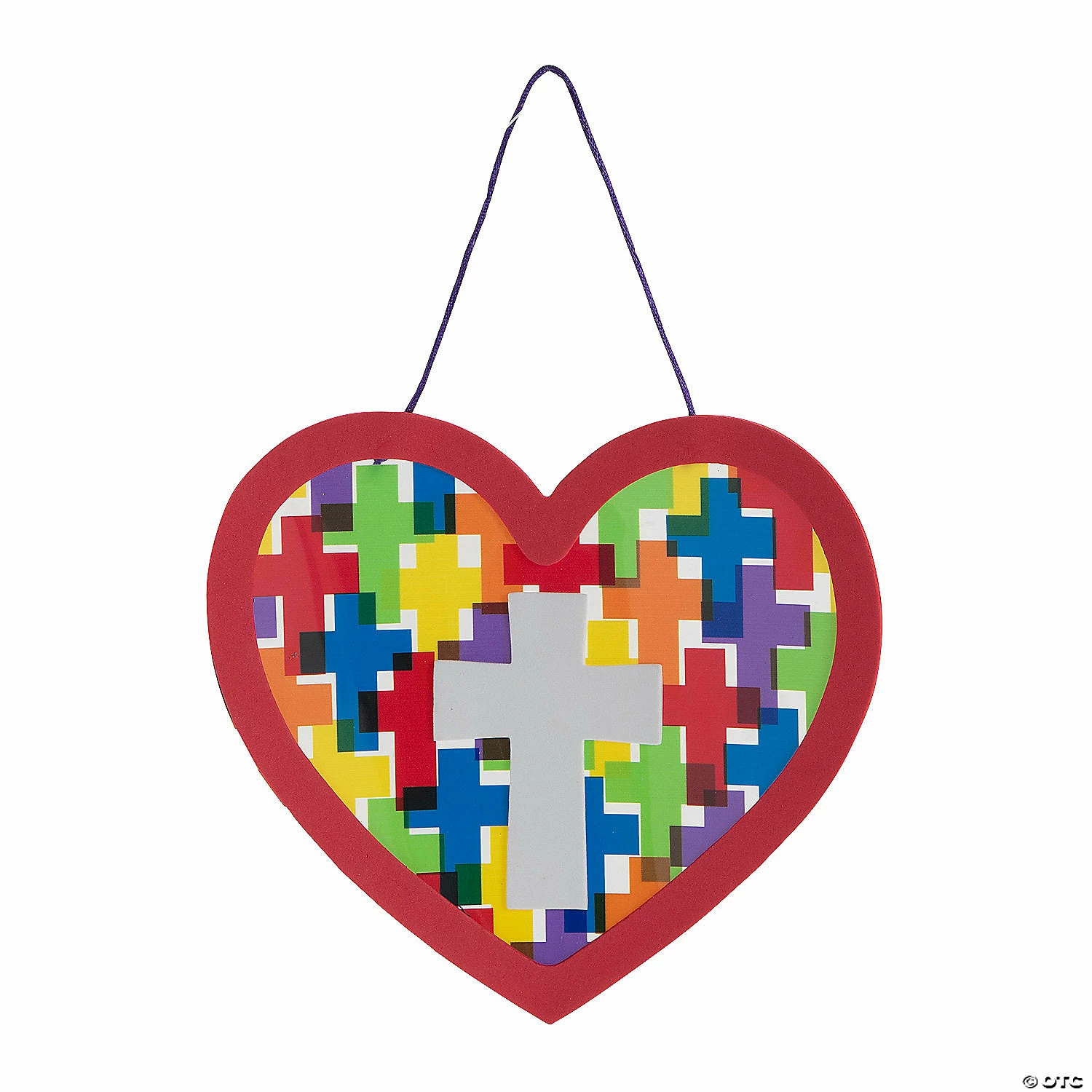 Brand new π Religious Heart with Crosses Sign Craft Kit β Makes 12 π₯°