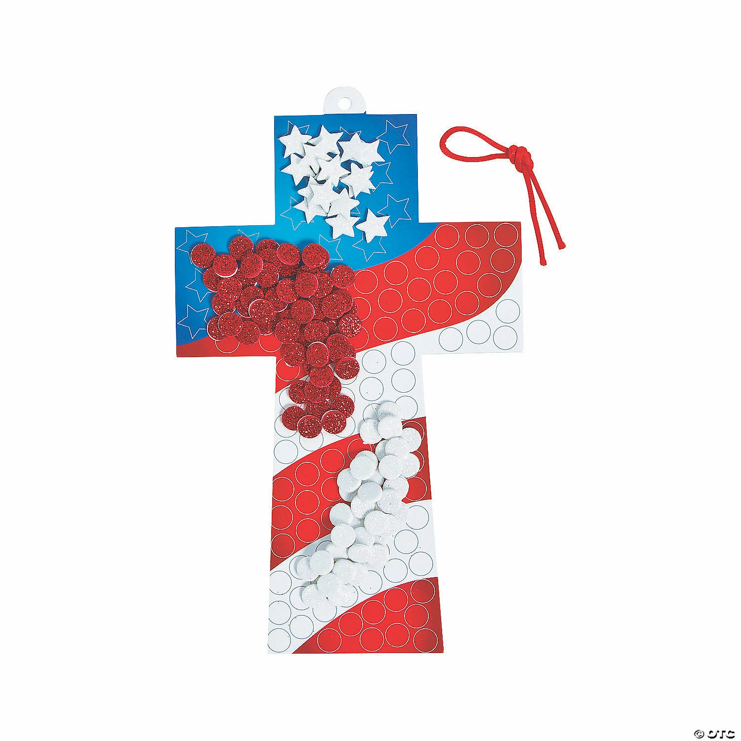 Best deal π Religious Mosaic Glitter Flag Craft Kit- Makes 12 π - Image 2