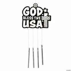 Brand new 🌟 Religious Patriotic Suncatcher Wind Chimes - 12 Pc. 🛒