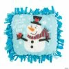 Flash Sale 🔔 Religious Snowman Fleece Tied Pillow Craft Kit - Makes 6 ✨
