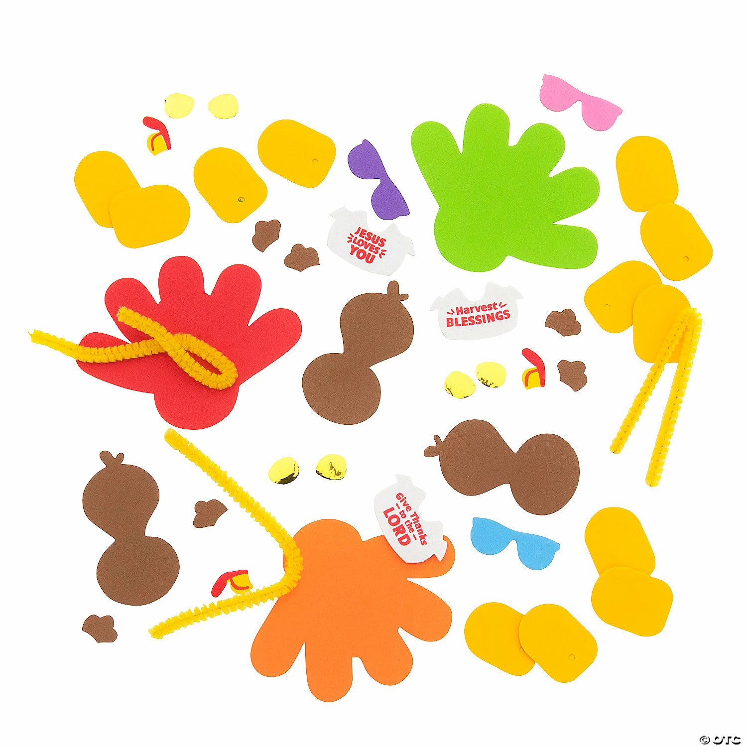 Hot Sale β€οΈ Religious Stand-Up Turkey Character Craft Kit β Makes 12 π€© - Image 2