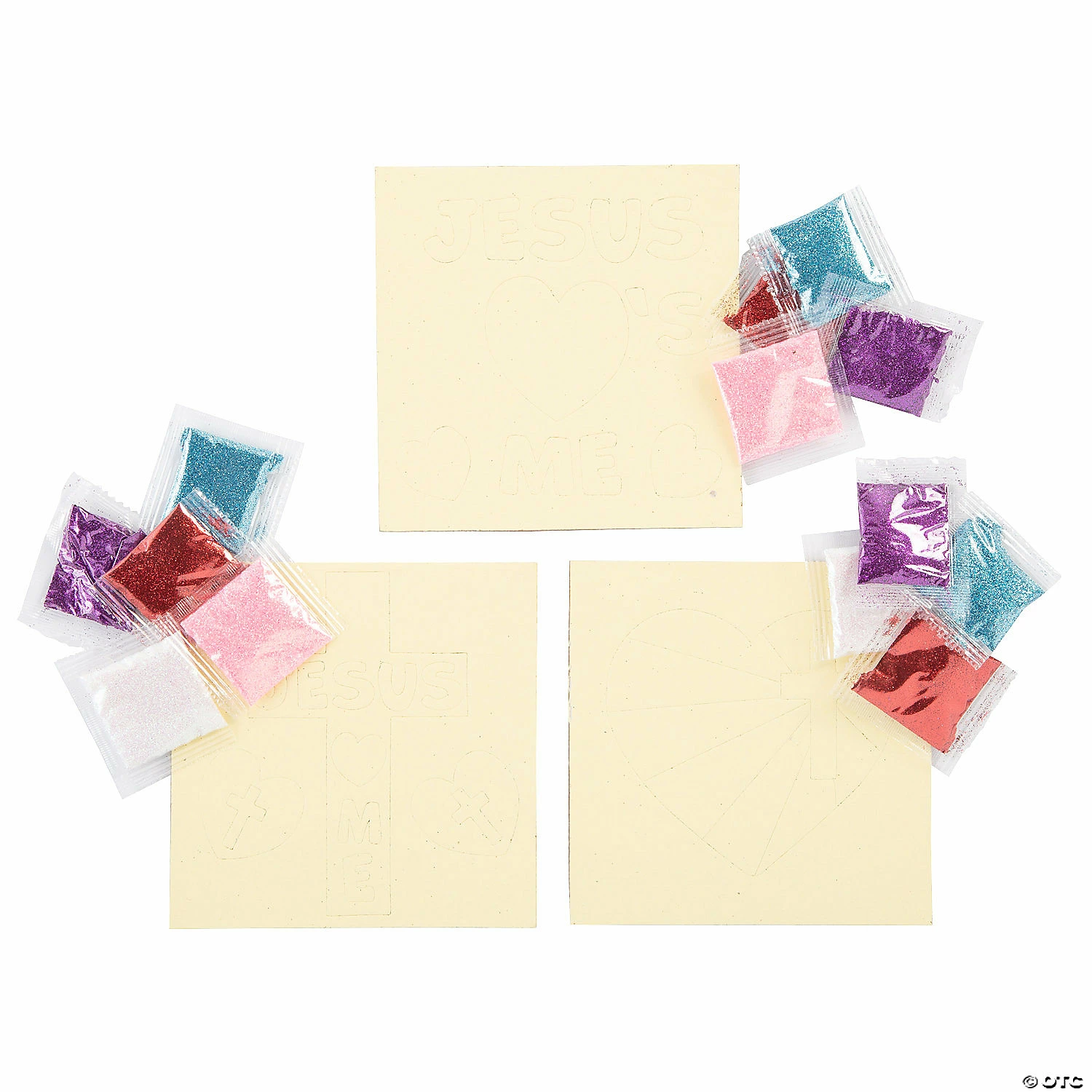 Promo π Religious Valentine Glitter Art Pictures - Makes 12 π₯° - Image 2