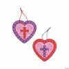 Wholesale 👍 Religious Valentine Mosaic Ornament Craft Kit - Makes 12 🔥