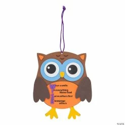 Flash Sale 🔥 Religious Wise Owl Sign Craft Kit – Makes 12 💯