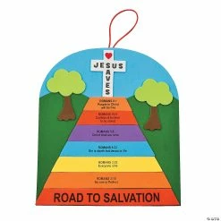 Cheapest 🧨 Romans Road Sign Craft Kit- Makes 12 🎁