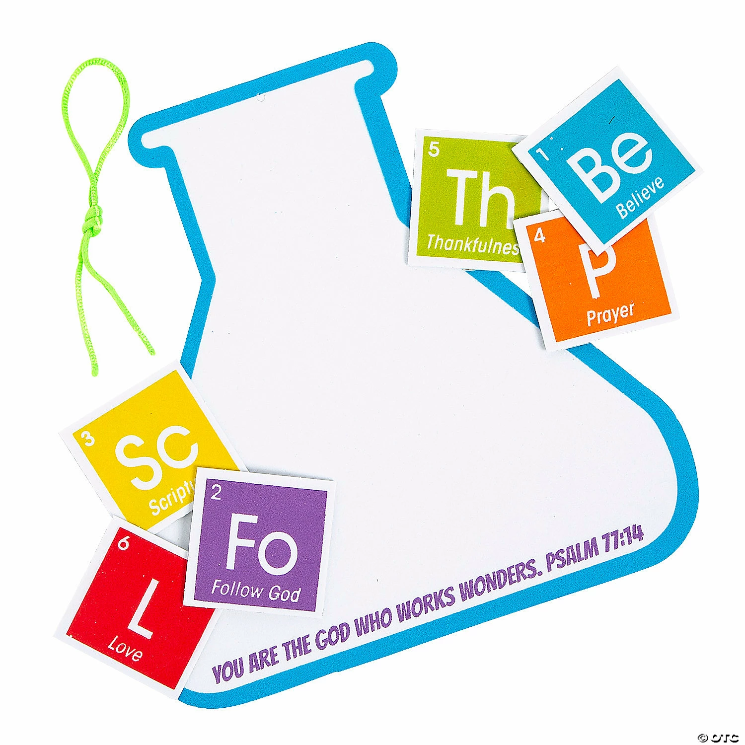 Promo βοΈ Science VBS Elements of Faith Sign Craft Kit - Makes 12 π€© - Image 2