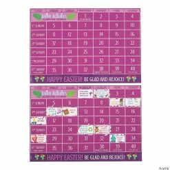 Flash Sale 🔥 Scratch ‘N Reveal Lent Calendars - 12 Pc. ✔️