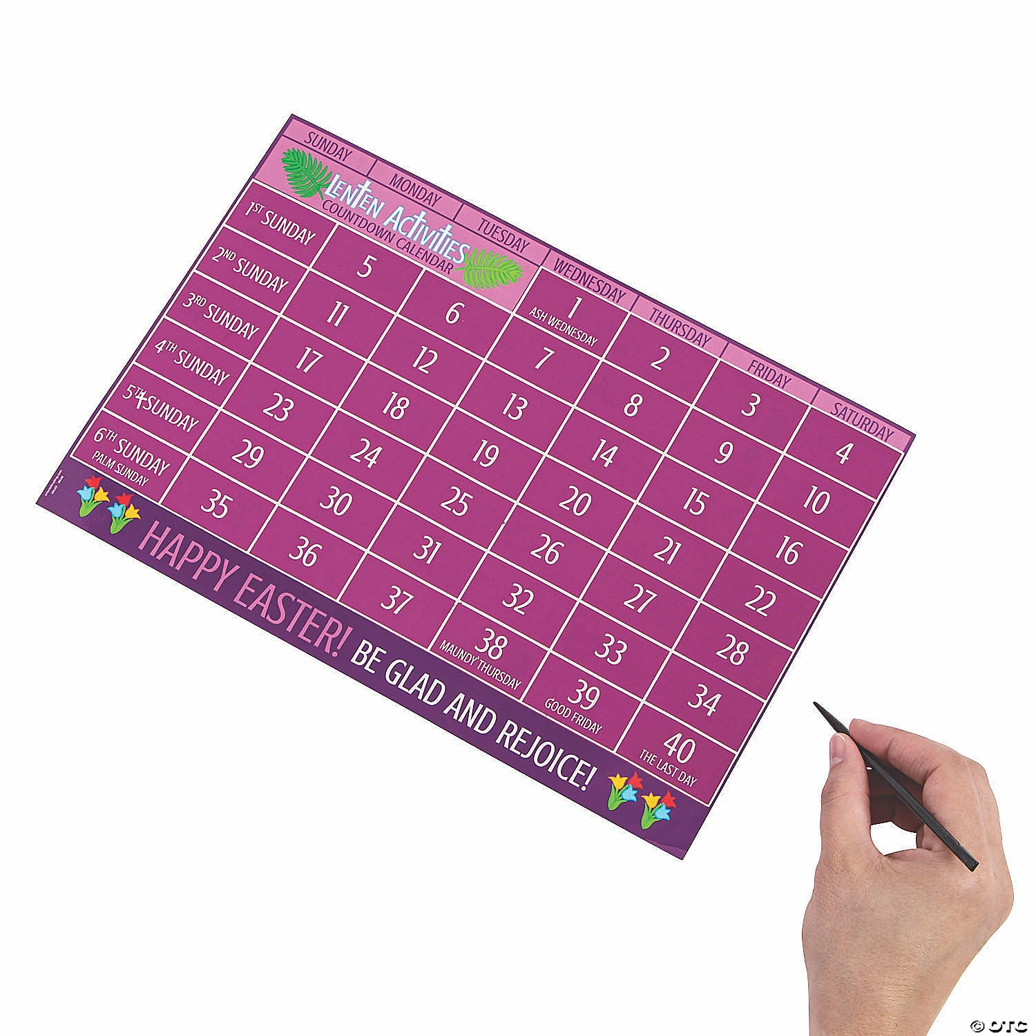 Flash Sale π₯ Scratch βN Reveal Lent Calendars - 12 Pc. βοΈ - Image 2