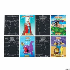 Brand new ⌛ Scratch ’N Reveal Old Testament Bible Stories - 12 Pc. 😉