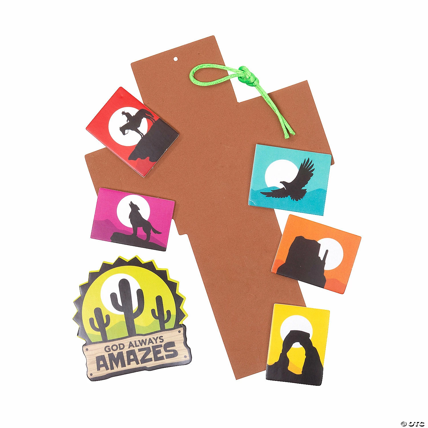 New π Southwest VBS Cross Sign Craft Kit - Makes 12 π - Image 2