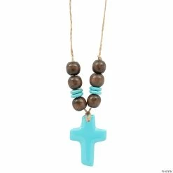 Buy 🛒 Southwest VBS Turquoise Necklace Craft Kit - Makes 12 ✔️