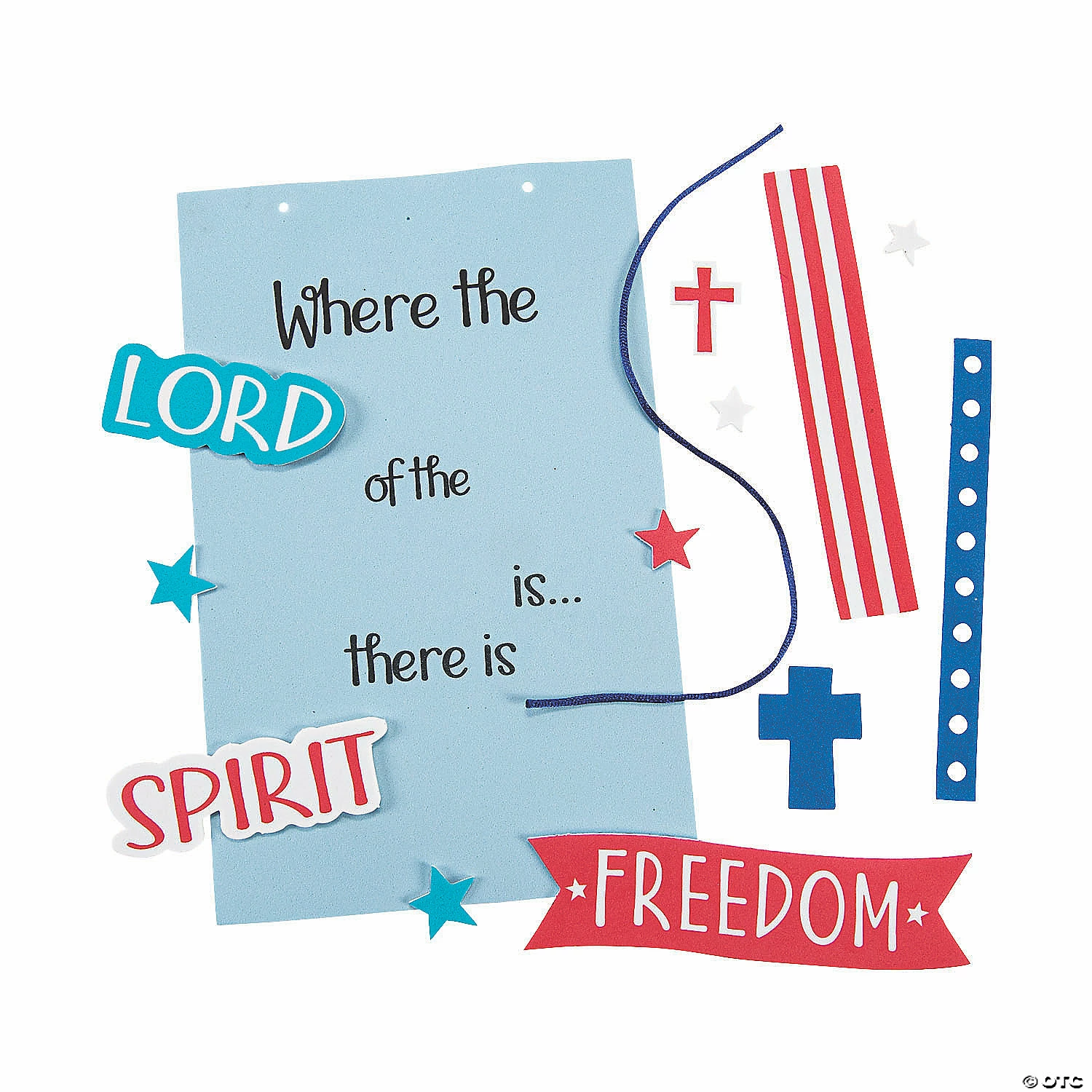 Cheap π₯ Spirit of the Lord Patriotic Sign Craft Kit- Makes 12 π₯ - Image 2