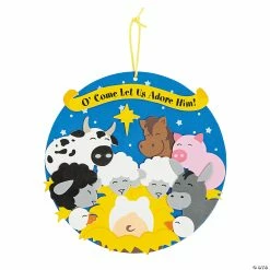 Best Pirce ⭐ Stable Animals Religious Sign Craft Kit- Makes 12 😀