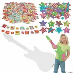 Outlet 🔔 Studio VBS Design-a-Guitar Craft Kit for 48 👏