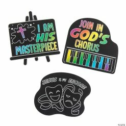 Hot Sale 😍 Studio VBS Magic Color Scratch Shapes - 24 Pc. 🔔