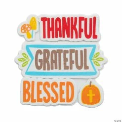 Cheap π― Thankful Grateful Blessed Magnet Craft Kit - Makes 12 π