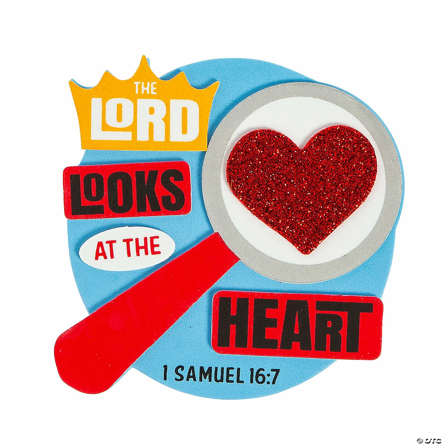 Top 10 π The Lord Looks at the Heart Magnet Craft Kit - Makes 12 π