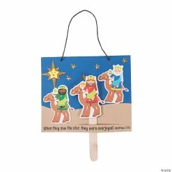 Cheapest 🔔 The Wise Men Followed the Star Sign Pop-Up Craft Kit- Makes 12 🎉
