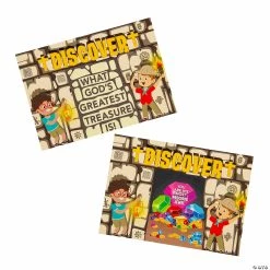 Best Pirce π₯° Treasure Hunt VBS Scratch βN Reveal Activities - 12 Pc. π