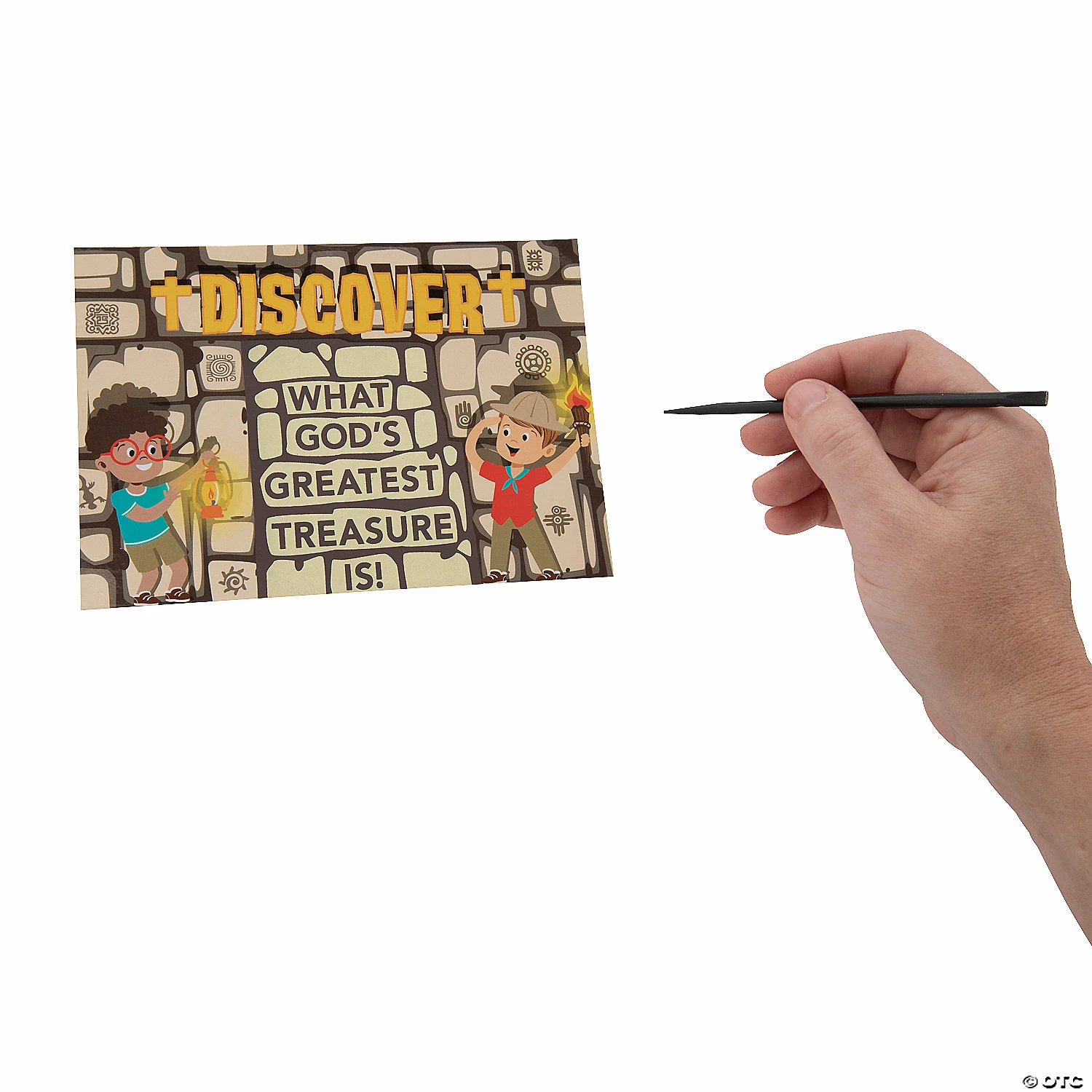 Best Pirce π₯° Treasure Hunt VBS Scratch βN Reveal Activities - 12 Pc. π - Image 2