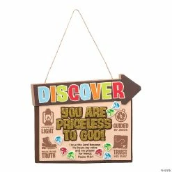 Promo β€οΈ Treasure Hunt VBS Verse Sign Craft Kit - Makes 12 π₯