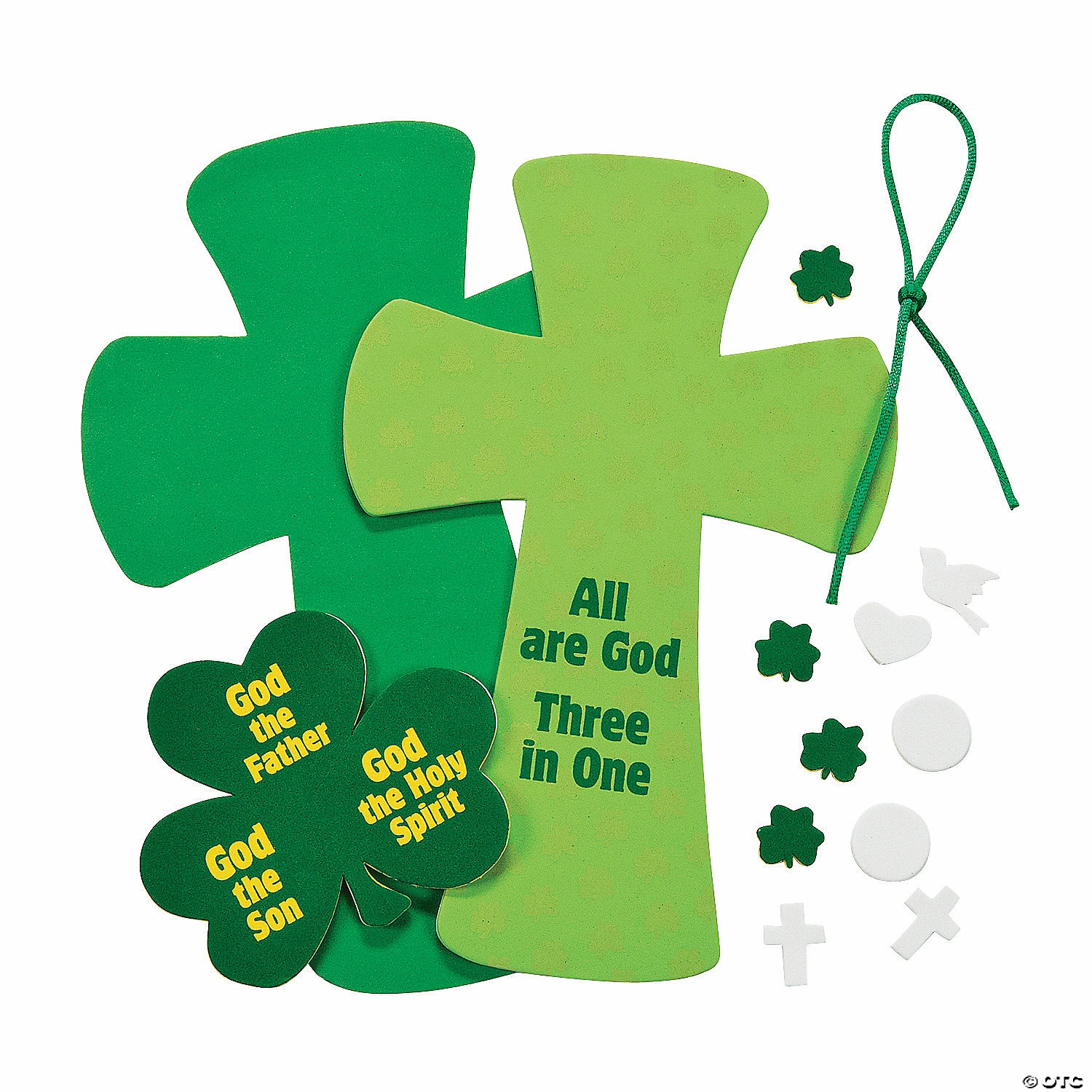Best Pirce π Trinity Shamrock Cross Sign Craft Kit- Makes 12 π - Image 2