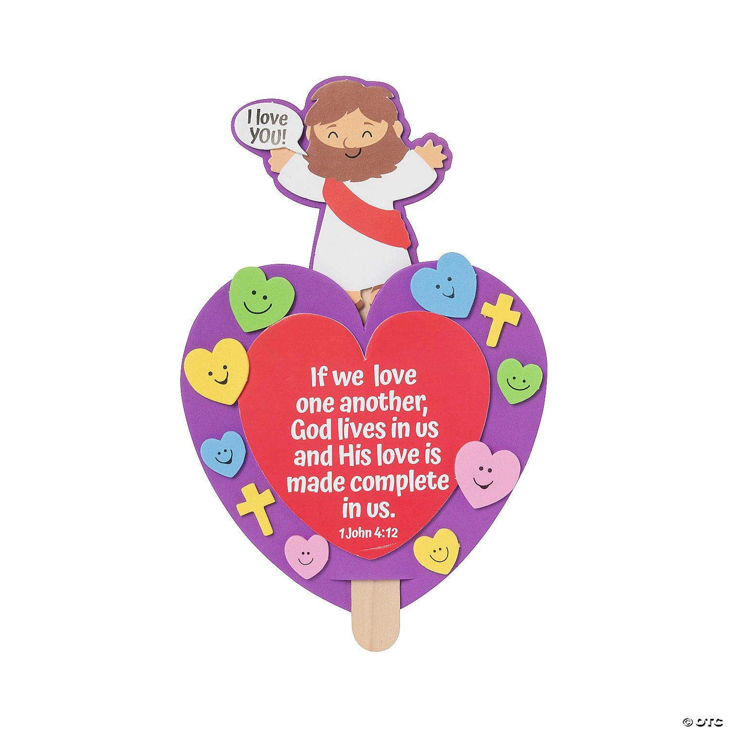 Wholesale 🎉 Valentine’s Day Jesus Pop-Up Craft Kit - Makes 12 🔔