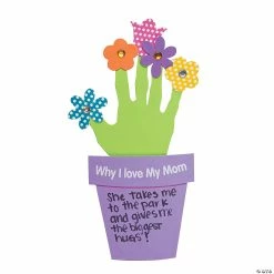 Hot Sale 💯 “Why I Love My 👩 Mother” Handprint Craft Kit - Makes 12 😉