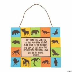 Promo π Wild Encounters VBS Verse Sign Craft Kit - Makes 12 π