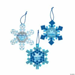 Cheapest 🤩 Winter Snowflake Faith Craft Kit - Makes 12 😉